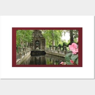 Paris Medici Fountain in Summer Posters and Art